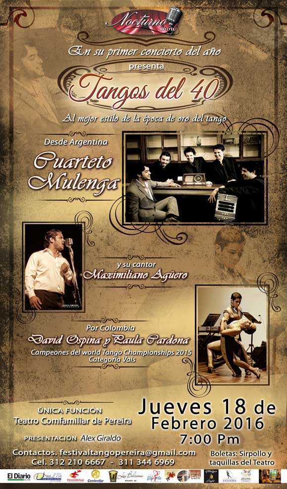 poster tagos del 40