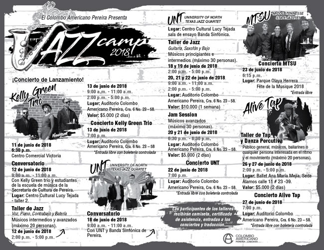 programacion jazzcamp th